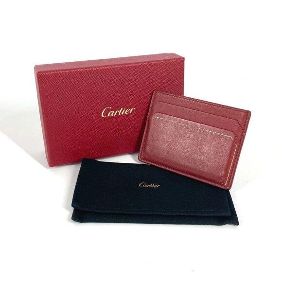 CARTIER Garland de Cartier Business Card Holder Pass Case Card Case - Picture 12 of 12